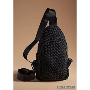 Nearly new Anthro Sol and Selene Neoprene Sling Bag, $80